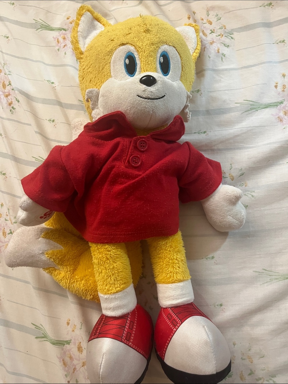 Miles “Tails” Prower Yellow Fox Plush Toy from Sonic the Hedgehog 2 Build a Bear